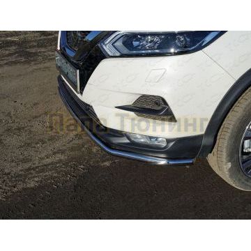Защита передняя нижняя 42,4 мм ТСС для Nissan Qashqai 2019-