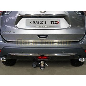 Накладка на заднюю дверь (лист шлифованный) ТСС для Nissan X-Trail (T32) 2018- Накладка на заднюю дверь (лист шлифованный) ТСС для Nissan X-Trail (T32) 2018-