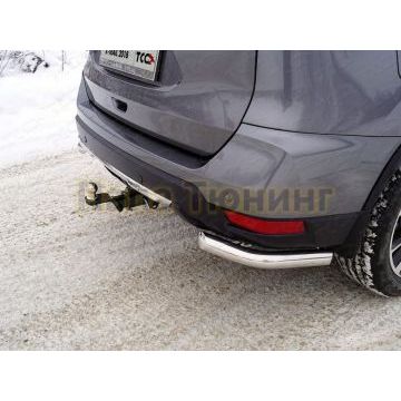 Защита задняя (уголки) 60,3 мм ТСС для Nissan X-Trail (T32) 2018-