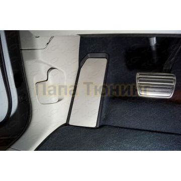 Накладка площадки левой ноги (лист алюминий 4мм) ТСС для Porsche Cayenne Turbo 2018-