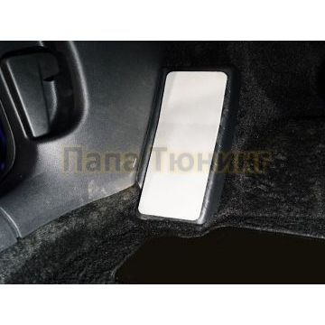 Накладка площадки левой ноги (лист алюминий 4мм) ТСС для Skoda Karoq 2020- Накладка площадки левой ноги (лист алюминий 4мм) ТСС для Skoda Karoq 2020-