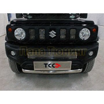 Решетка радиатора верхняя (лист) 4 шт  ТСС для Suzuki Jimny 2019-