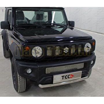 Защита передняя нижняя 60,3 мм  ТСС для Suzuki Jimny 2019-