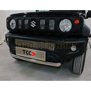 Защита передняя нижняя 60,3 мм  ТСС для Suzuki Jimny 2019-