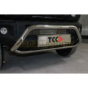 Защита передняя (кенгурин) 60,3/75 мм  ТСС для Suzuki Jimny 2019-