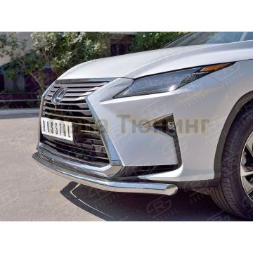 Защита переднего бампера d57 секция РусСталь для Lexus RX 350L (not f-sport) 2018-
