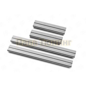 Накладки на пороги RUSSTAL (нерж., шлиф) РусСталь для Nissan X-TRAIL (T32) 2015-