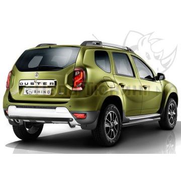 Защита заднего бампера d57 ч. сталь черн. (дуга) РусСталь для Renault Duster 2015-