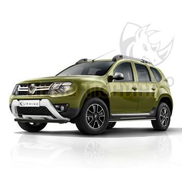 Пороги труба d57 ч. сталь черн. (вариант 2) РусСталь для Renault Duster 2015-