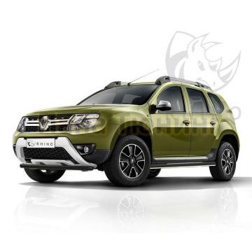 Пороги труба d57 ч. сталь черн. (вариант 3) РусСталь для Renault Duster 2015-