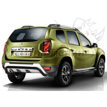Защита заднего бампера d57 ч. сталь черн. (волна) РусСталь для Renault Duster 2015-