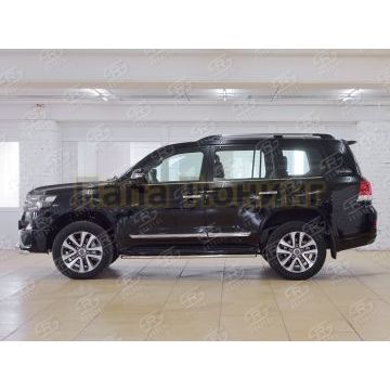 Защита порогов d42 РусСталь для Toyota Land Cruiser 200 Executive Lounge 2018-