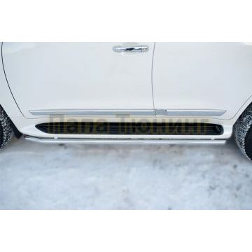 Защита порогов d42 РусСталь для Toyota Land Cruiser 200 TRD 2019-