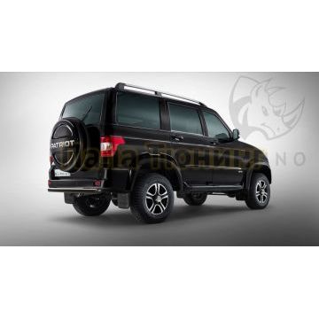 Защита заднего бампера d76 ч. сталь черн. (дуга) РусСталь для UAZ Patriot 2014- Защита заднего бампера d76 ч. сталь черн. (дуга) РусСталь для UAZ Patriot 2014-