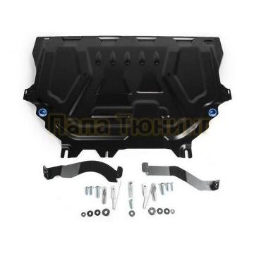 Защита картера + КПП Rival сталь 2 мм для Ford Kuga, V - 1.5 Ecoboost;1.6; 2.5; 2016-