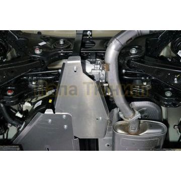 Защита дифференциала (алюминий) 4мм (не устанавливается без ZKTCC00480) ТСС для Hyundai Santa Fe 2021-/Kia Sorento 2020-