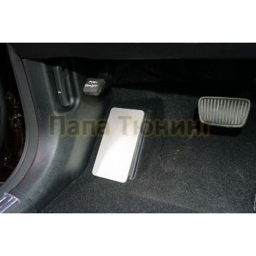 Накладка площадки левой ноги (лист алюминий 4мм) ТСС для Kia Sorento 2020- Накладка площадки левой ноги (лист алюминий 4мм) ТСС для Kia Sorento 2020-