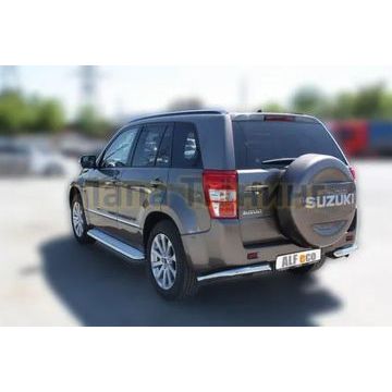 Защита задняя уголки D 60,3 Alfeko для Suzuki Grand Vitara 2008-2012 5D
