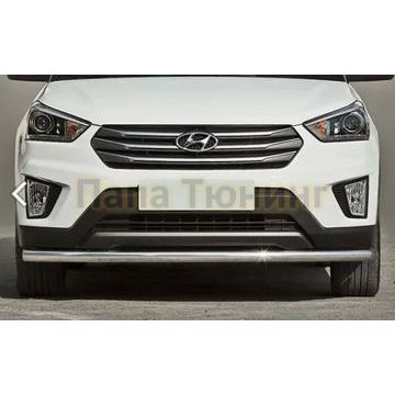 Защита передняя D 60,3 Alfeko для Hyundai Creta 2016-2021