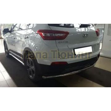 Защита задняя D 60,3 Alfeko для Hyundai Creta 2016-2021