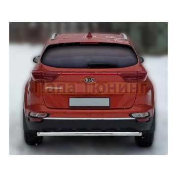 Защита задняя D 60,3 (короткая) (Кроме GT-Line) Alfeko для Kia Sportage 2016-2018