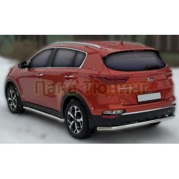 Защита задняя D 60,3 (Кроме GT-Line) Alfeko для Kia Sportage 2018-