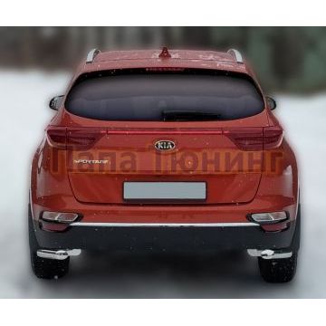 Защита задняя уголки D 60,3 (В том числе GT-Line) Alfeko для Kia Sportage 2018-