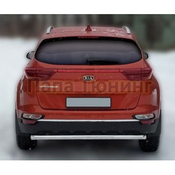 Защита задняя D 60,3 (короткая) (Кроме GT-Line) Alfeko для Kia Sportage 2018-