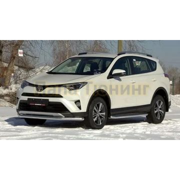 Защита передняя D 60,3 Alfeko для Toyota RAV-4 2015-2019