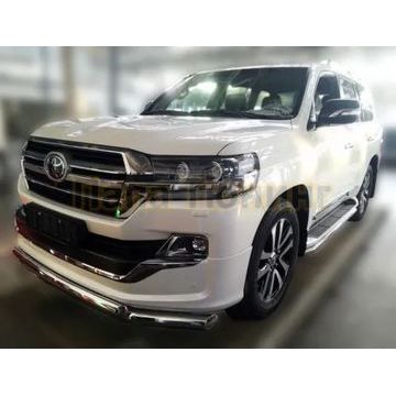 Защита порогов (аналог Lexus) D 50,8 Alfeko для Toyota Land Cruiser 200 Executive Lounge 2018-