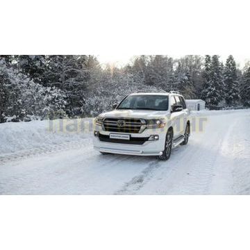 Защита передняя двойная (КРУГ+КРУГ) D 76,1/60,3 Alfeko для Toyota Land Cruiser 200 Executive Lounge 2018- Защита передняя двойная (КРУГ+КРУГ) D 76,1/60,3 Alfeko для Toyota Land Cruiser 200 Executive Lounge 2018-