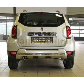 Защита задняя ОВАЛ D 75х42 Alfeko для Renault Duster 2015- Защита задняя ОВАЛ D 75х42 Alfeko для Renault Duster 2015-