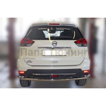Защита задняя большая с уголками D 60,3/50,8 Alfeko для Nissan X-Trail 2018-