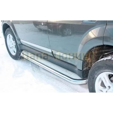 Пороги с площадкой D 60,3 Alfeko для Derways Hower H3 2017-