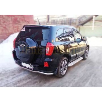 Защита задняя большая D 50,8 Alfeko для Chery Tiggo 3 2017-