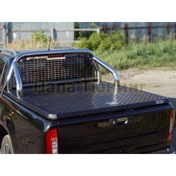 Крышка кузова (алюминий Black) ТСС для Toyota Hilux Black Onyx 2020-