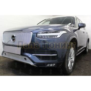 Защита радиатора Volvo XC90 2014- с парктроником chrome