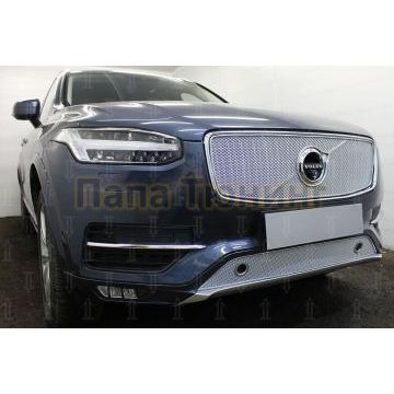 Защита радиатора Volvo XC90 2014- с парктроником chrome