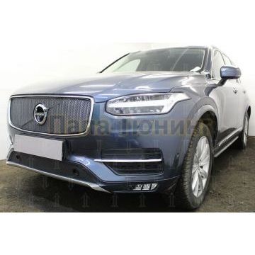 Защита радиатора Volvo XC90 2014- с парктроником black