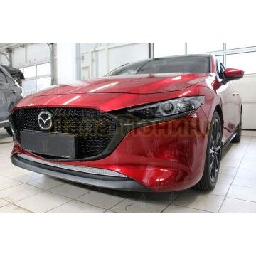 Защита радиатора Mazda 3 2019- chrome низ