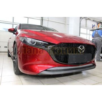 Защита радиатора Mazda 3 2019- chrome низ