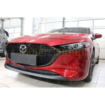Защита радиатора Mazda 3 2019- black низ