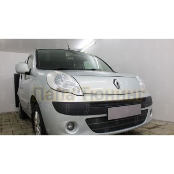 Защита радиатора Renault Kangoo 2008-2013 black низ