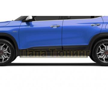 Защита порога d57 Rival для Kia Seltos 2020-