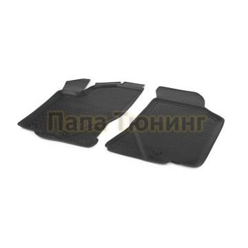 Полиуретановые коврики салона Rival для Datsun mi-DO передние хэтчбек 2015-/Datsun on-DO передние седан 2014-/Lada Kalina I, II передние седан, хэтчбек, универсал, универсал Cross 2004-2018