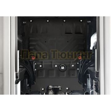 Защита картера + КПП сталь АвтоБроня для Volkswagen Teramont, V - 2.0; 3.6; 2 Части 2018-