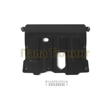 Защита картера + КПП сталь АвтоБроня для Nissan Terrano, V - 1.6; 2.0 2016-/Nissan Terrano, V - 1.6; 2.0 2014-2016/Renault Duster,  V - 1.6; 2.0; 1.5d 2011-/Renault Kaptur, 1.6; 2.0 2016-/Renault Duster, V - 1.6; 2.0; 1.5d 2015-/Renault Arkana,  V - 1.3T; 1.6 2019-