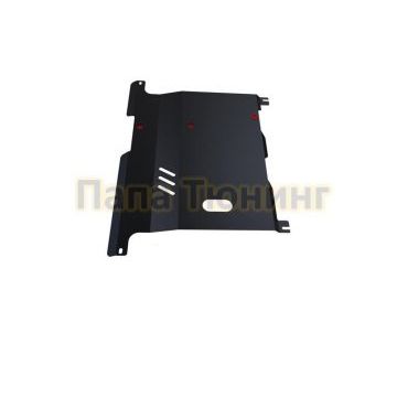 Защита картера + КПП сталь АвтоБроня для Mazda Demio, V - 1.3 1997-2003/Mazda 121, V - 1.3; 1.8d 1996-2000