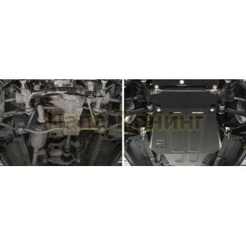 Защита КПП сталь АвтоБроня для Lada 4х4, V - все 1977-2001/Lada 4х4, V - все 2001-2017/Lada 4х4, V - все 2017-2019/Lada 4х4, V - все 2019-