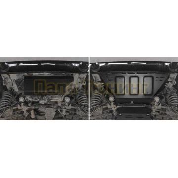 Защита картера сталь АвтоБроня для Lada 4х4, V - все 1977-2001/Lada 4х4, V - все 2001-2017/Lada 4х4, V - все 2017-2019/Lada 4х4, V - все 2019-